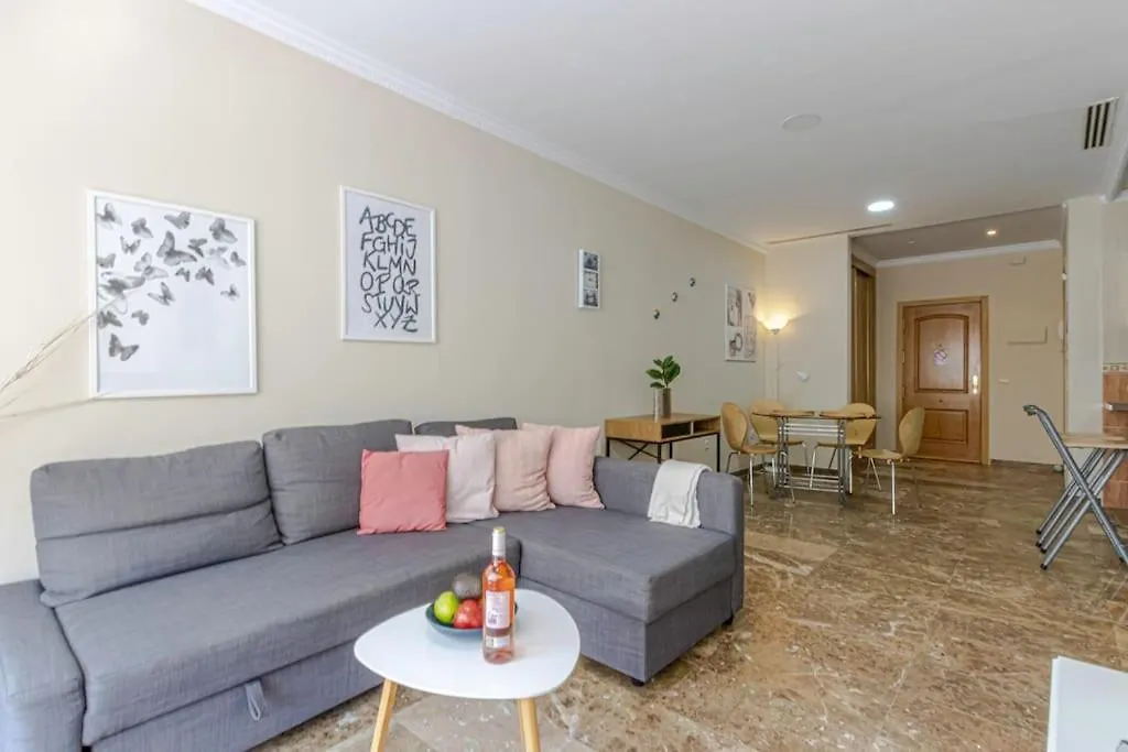 Bright Apt 50 Mt From The Beach Benalmadena